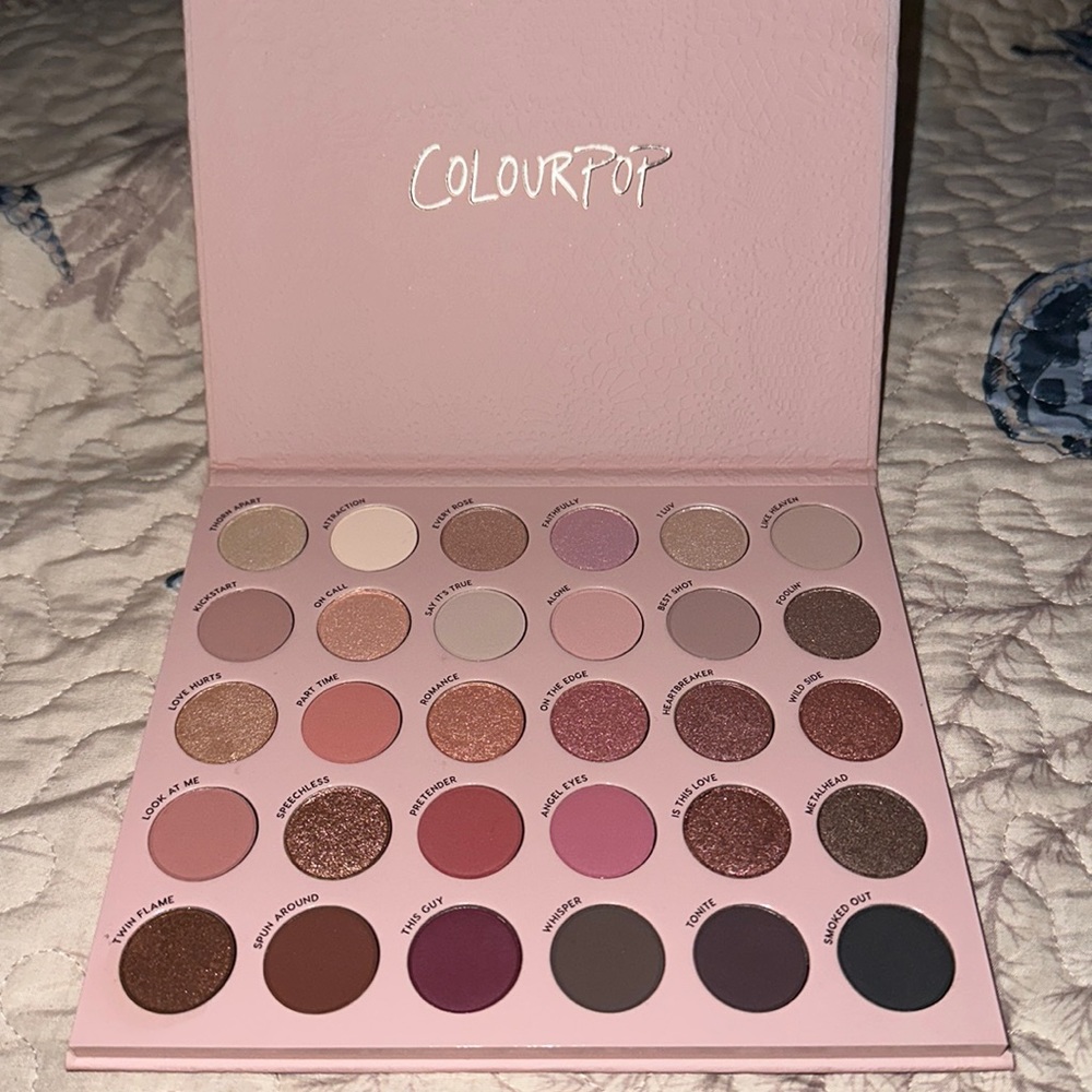 Colour Pop Smoke N Roses Eyeshadow Palette